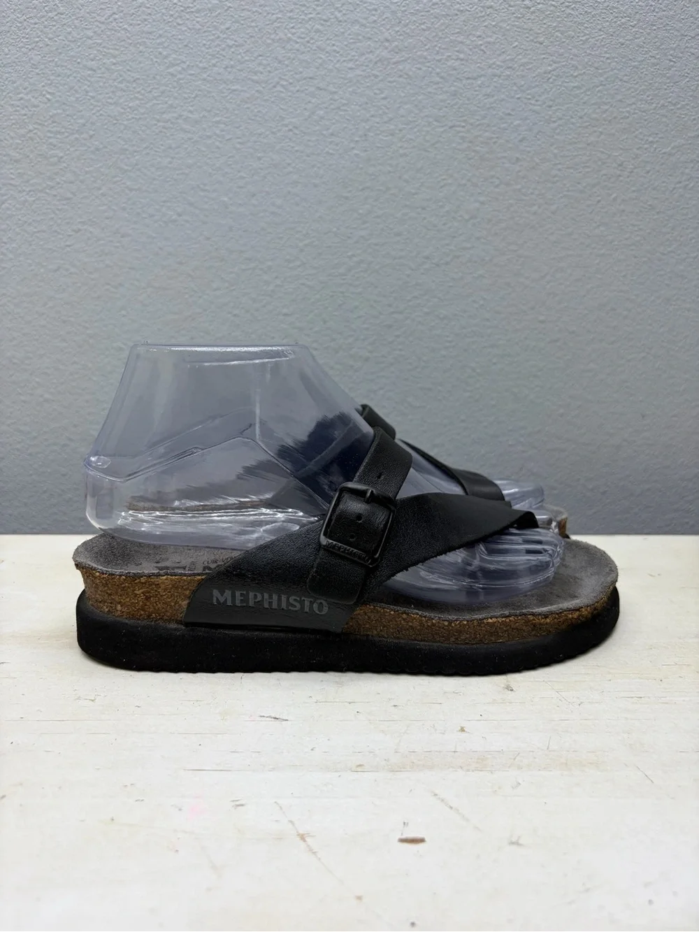 Mephisto black leather
